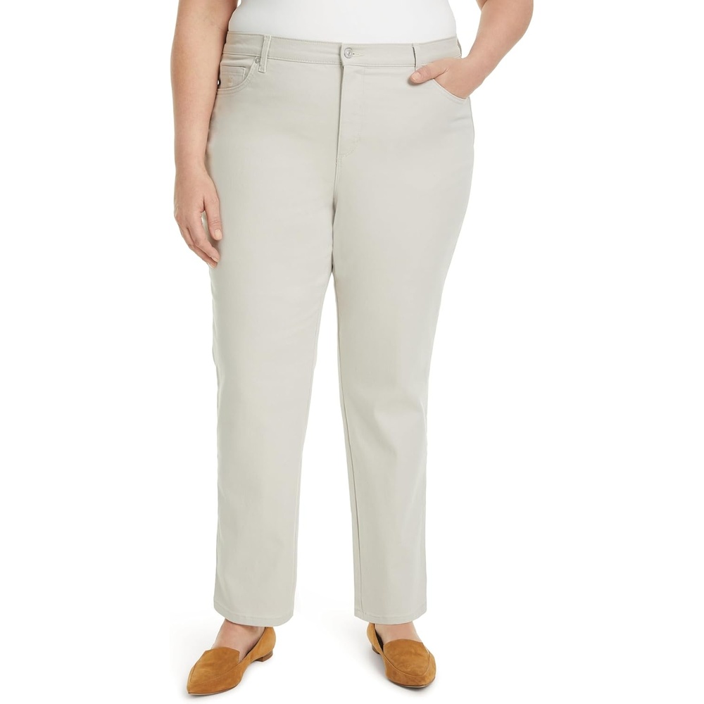 image:imageGloria Vanderbilt Womens Amanda Classic High Rise Tapered Jean Plus SizeStonewood