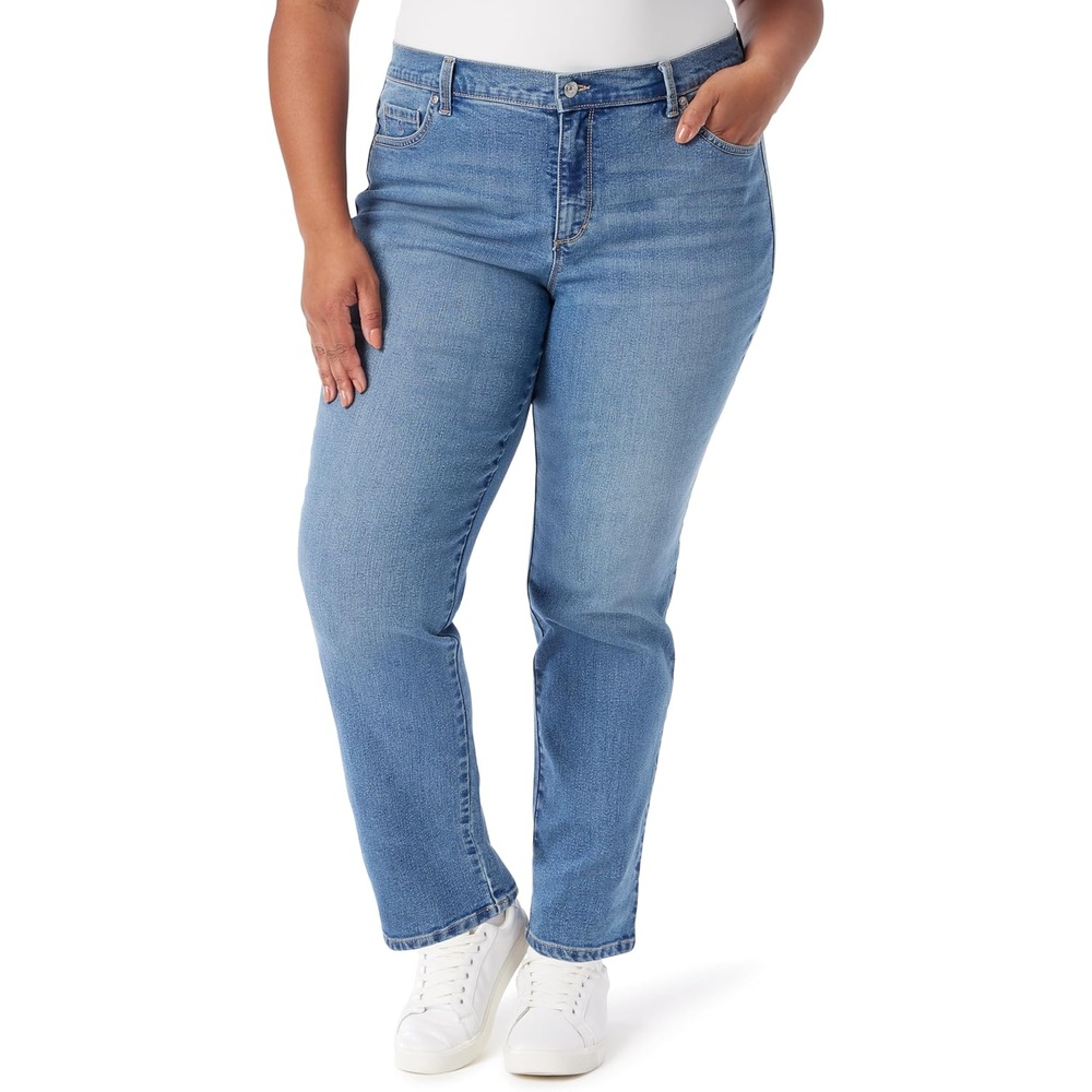 image:imageGloria Vanderbilt Womens Amanda Classic High Rise Tapered Jean PlusGrand Rapids Whiskers