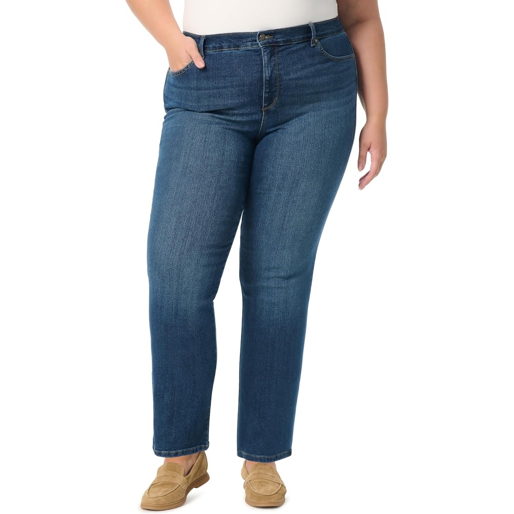 image:imageGloria Vanderbilt Womens Amanda Classic High Rise Tapered Jean PlusHalifax Whiskers