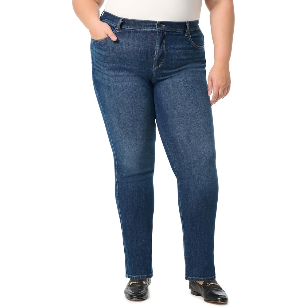 image:imageGloria Vanderbilt Womens Amanda Classic High Rise Tapered Jean PlusLaramie Whiskers