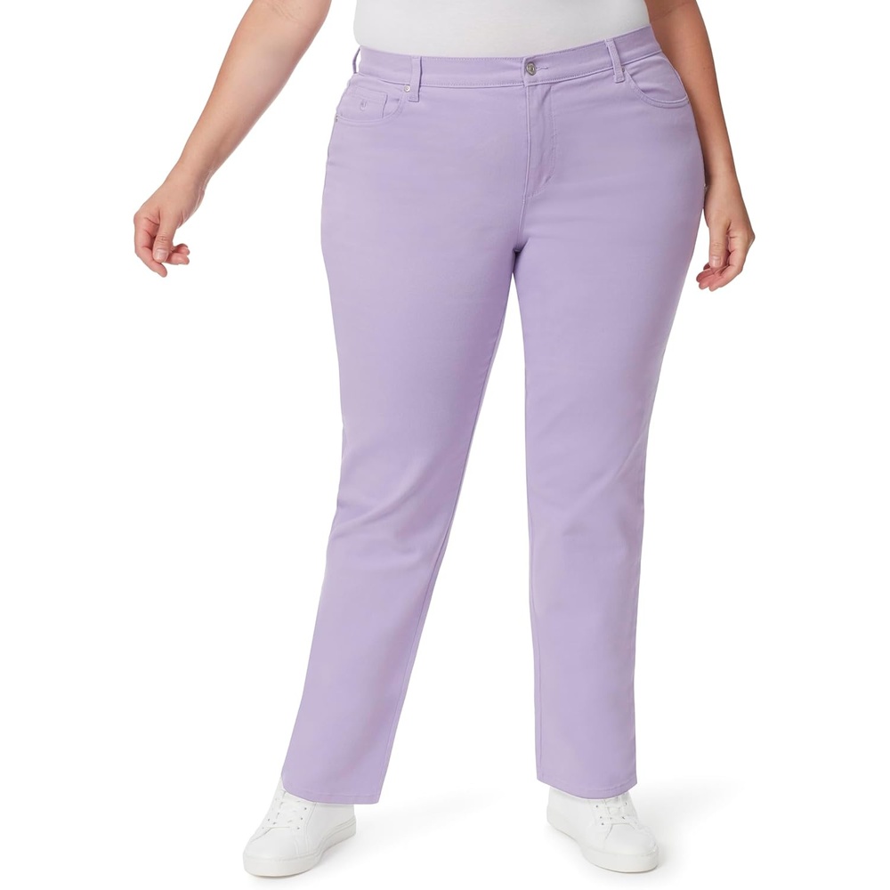 image:imageGloria Vanderbilt Womens Amanda Classic High Rise Tapered Jean PlusSweet Violet