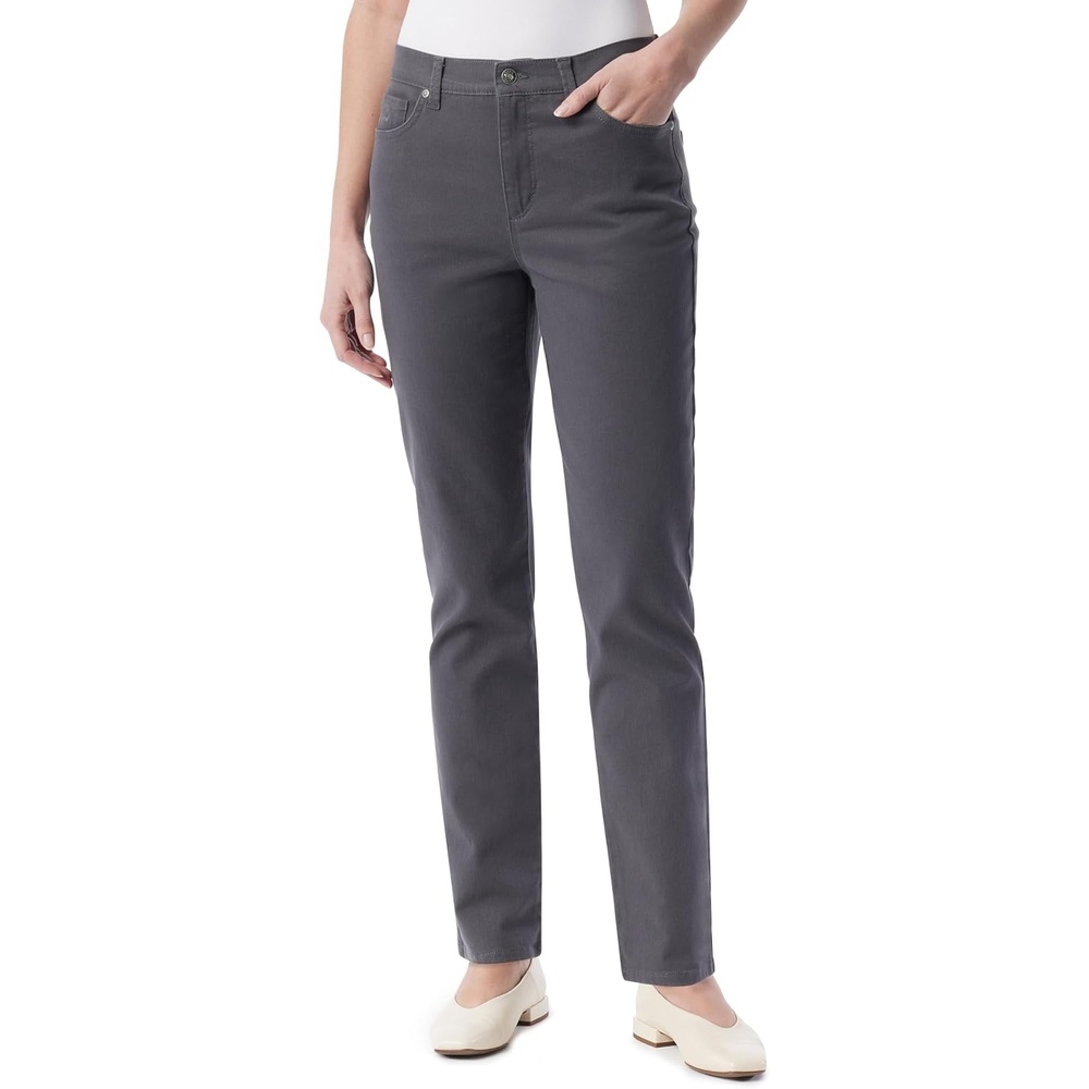 image:imageGloria Vanderbilt Womens Classic Tapered Amanda JeansBoulder Grey