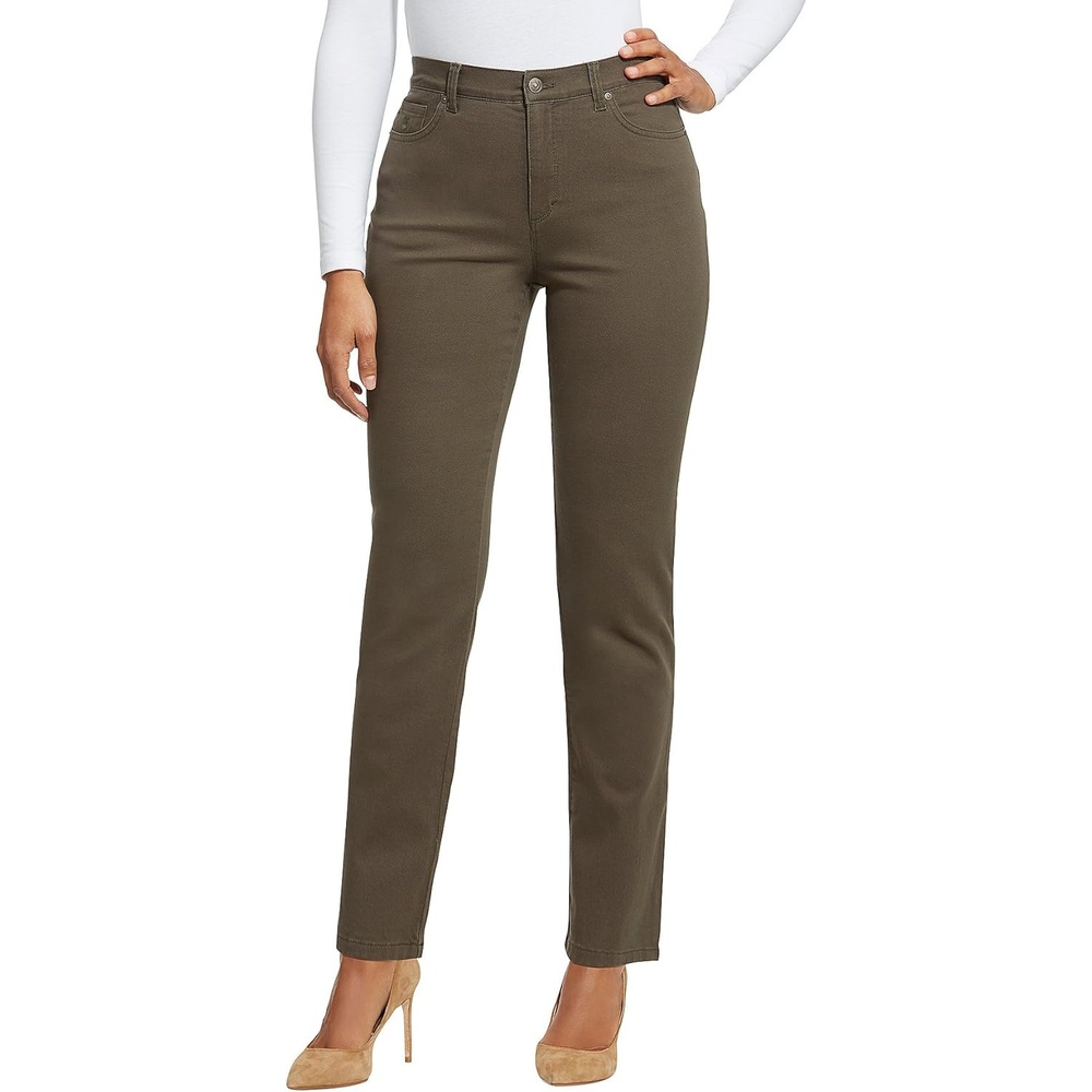 image:imageGloria Vanderbilt Womens Classic Tapered Amanda JeansDark Moss