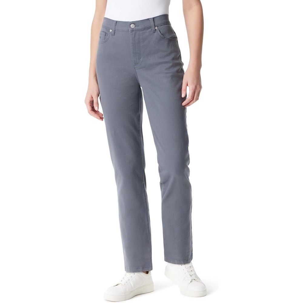 image:imageGloria Vanderbilt Womens Classic Tapered Amanda JeansGrey Dusk