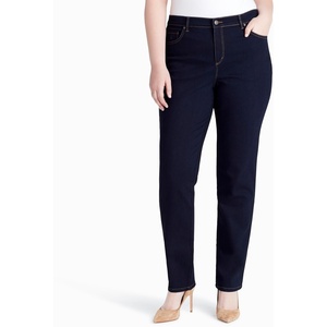 image:imageGloria Vanderbilt Womens Amanda Classic High Rise Tapered Jean Plus SizeRinse Noir