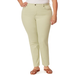 image:imageGloria Vanderbilt Womens Amanda Classic High Rise Tapered Jean PlusMatcha Latte