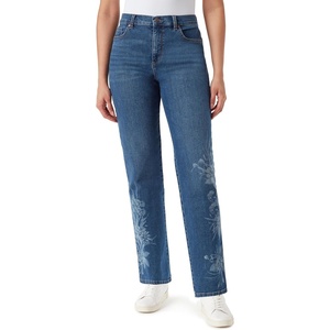 image:imageGloria Vanderbilt Womens Classic Tapered Amanda JeansMount Kisco  Floral Illumination