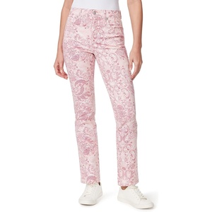 image:imageGloria Vanderbilt Womens Classic Tapered Amanda JeansRosy Pink Roman Scrolls