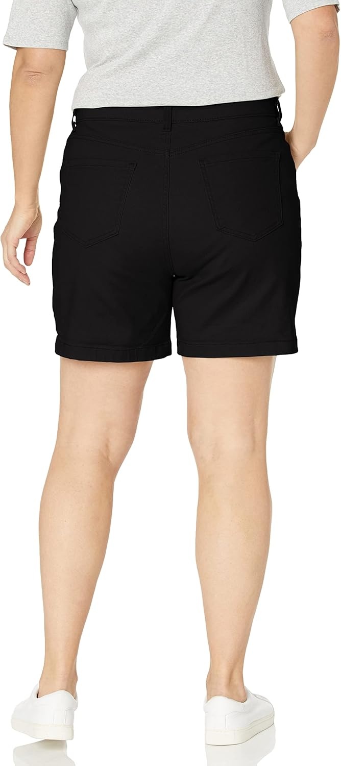 image:imageGloria Vanderbilt Womens Amanda Basic Jean Short RegularBlack