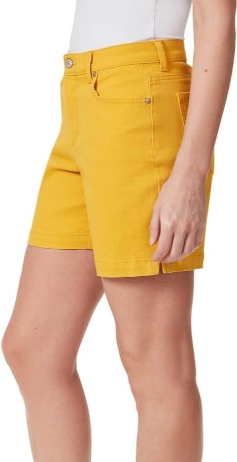 image:imageGloria Vanderbilt Womens Amanda Basic Jean Short RegularDesert Sun