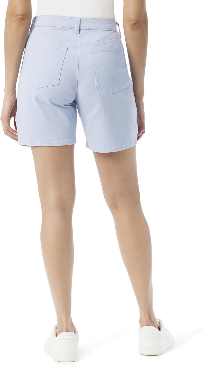 image:imageGloria Vanderbilt Womens Amanda Basic Jean Short RegularDreamy Blue