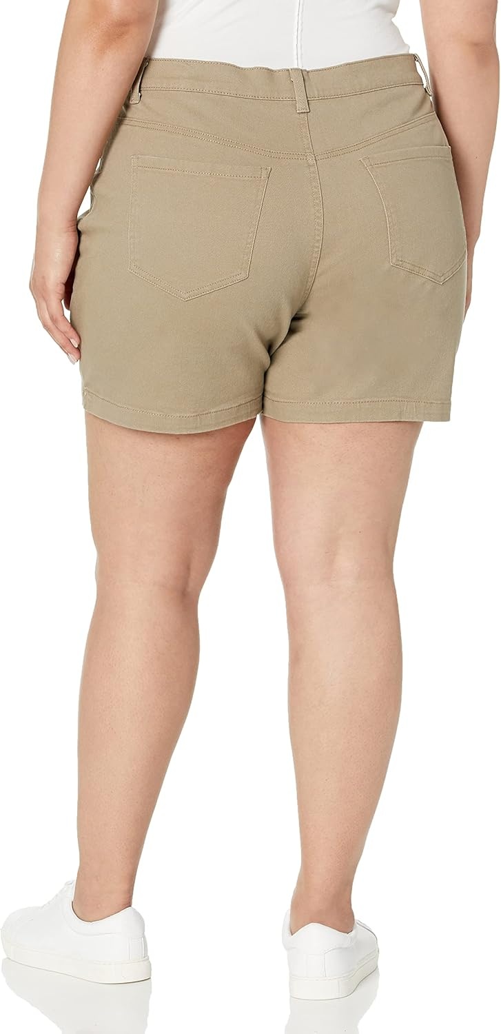 image:imageGloria Vanderbilt Womens Amanda Basic Jean Short RegularHazelnutds