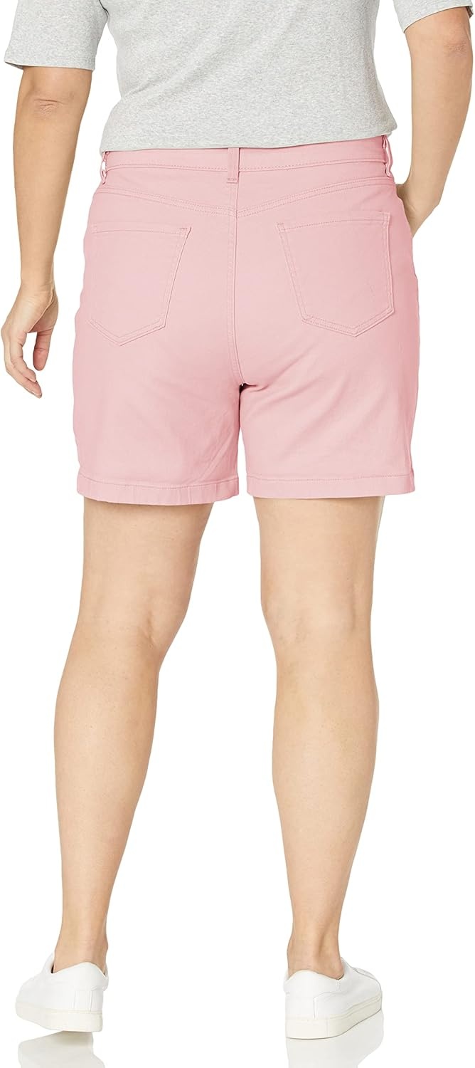 image:imageGloria Vanderbilt Womens Amanda Basic Jean Short RegularRosy Pink