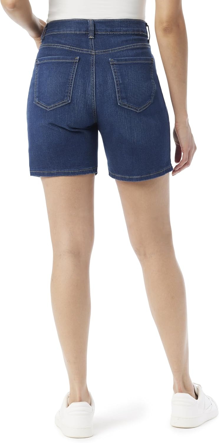 image:imageGloria Vanderbilt Womens Amanda Basic Jean Short RegularTrier Whiskers