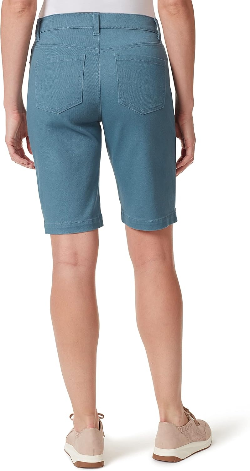 image:imageGloria Vanderbilt Womens Amanda Bermuda ShortLakeside