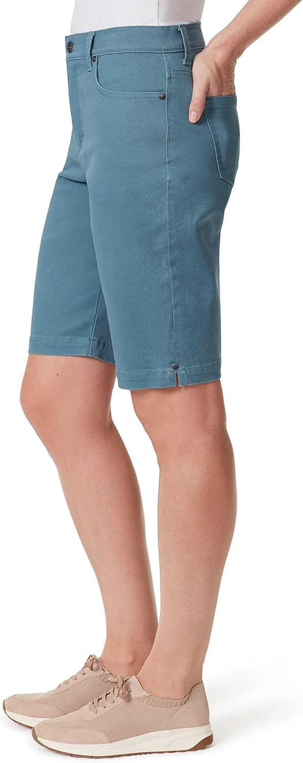 image:imageGloria Vanderbilt Womens Amanda Bermuda ShortLakeside