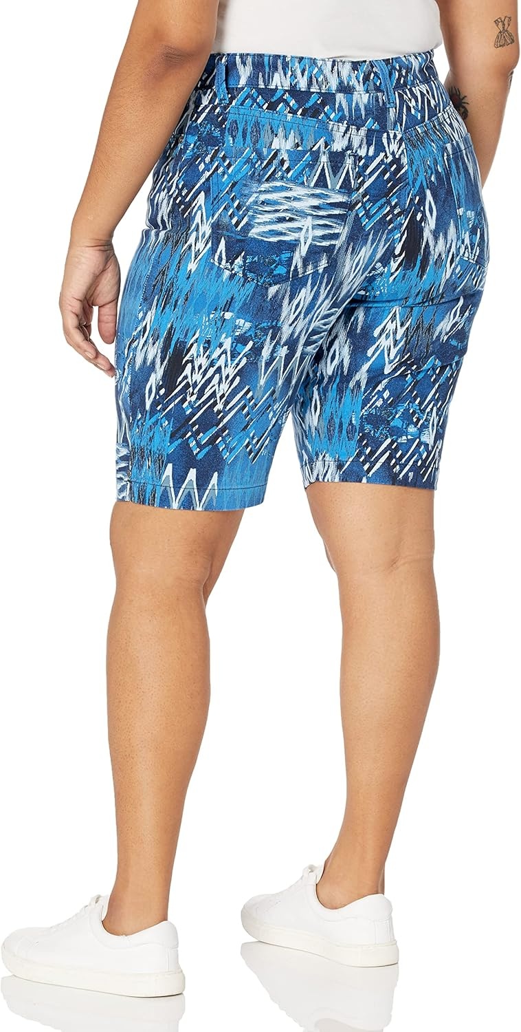image:imageGloria Vanderbilt Womens Amanda Bermuda ShortMidnight Affair Sahara
