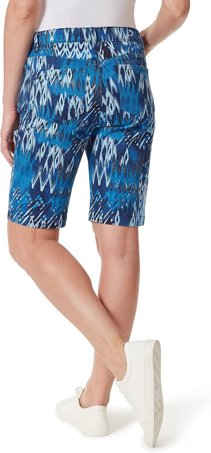 image:imageGloria Vanderbilt Womens Amanda Bermuda ShortMidnight Affair Sahara
