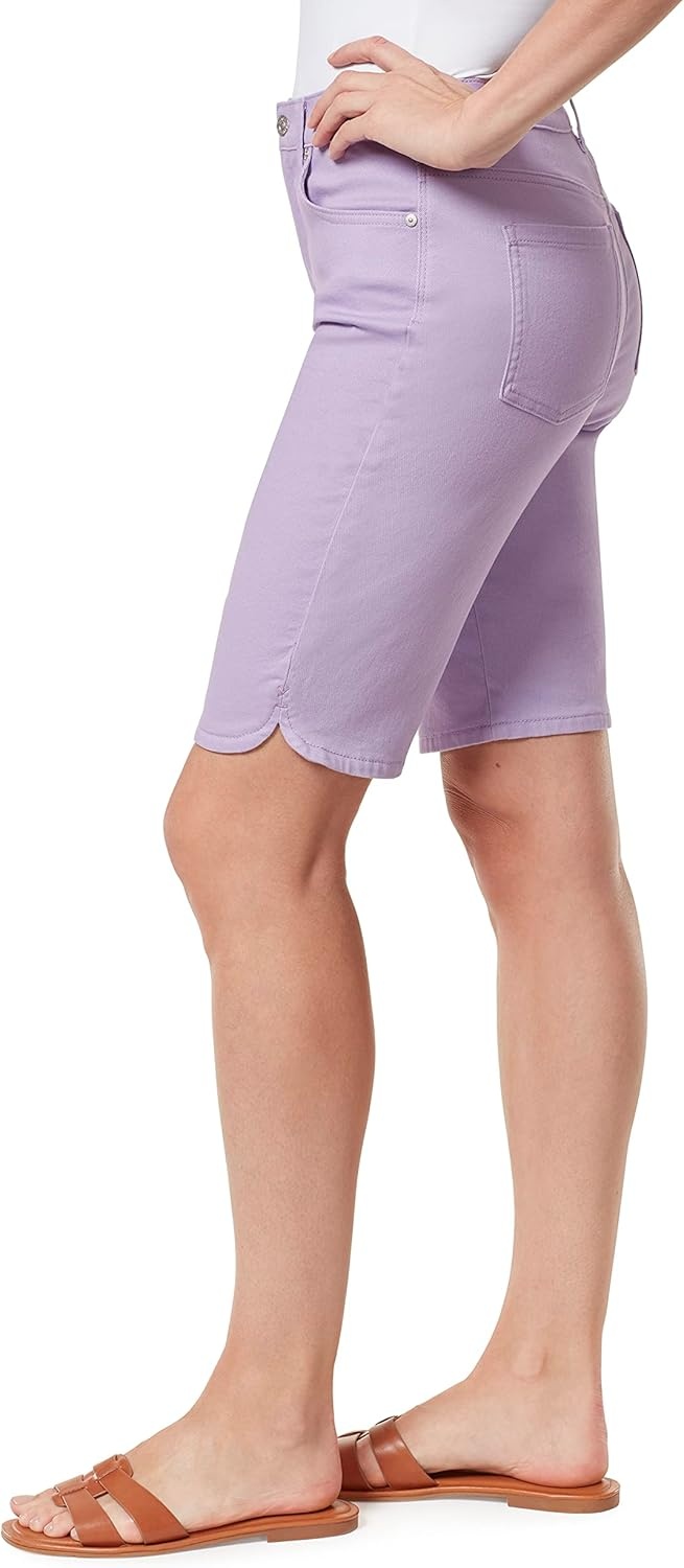 image:imageGloria Vanderbilt Womens Amanda Bermuda ShortSweet Violet