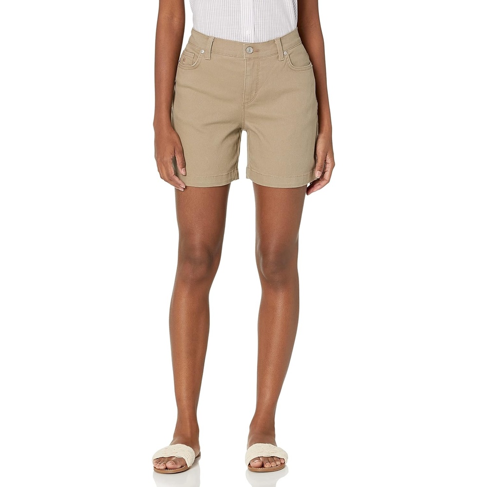 image:imageGloria Vanderbilt Womens Amanda Basic Jean Short RegularHazelnut