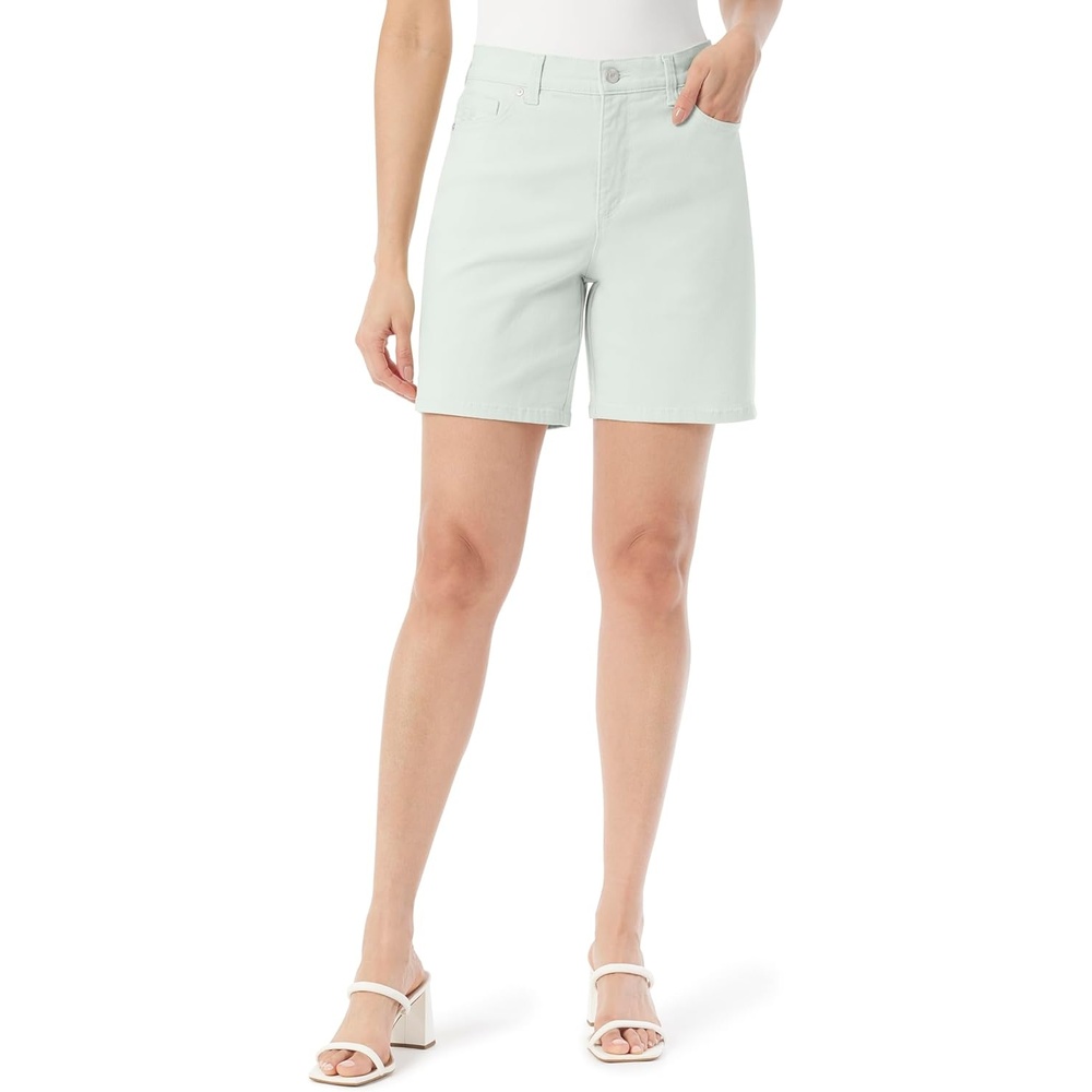 image:imageGloria Vanderbilt Womens Amanda Basic Jean Short RegularWarm Mint