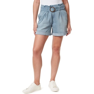 image:imageGloria Vanderbilt Womens Trapunto Self Belt Vacation Short StandardSaltmarsh