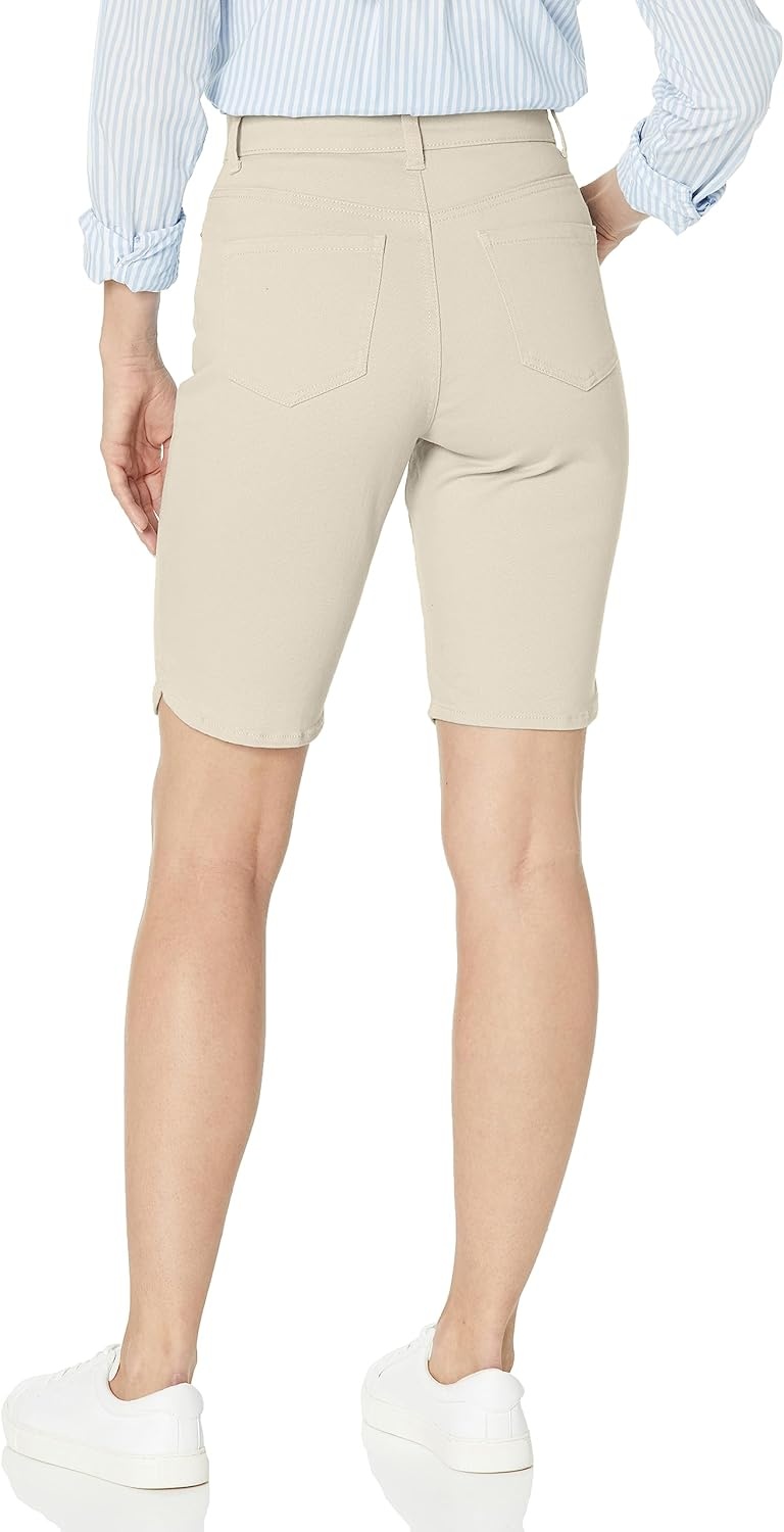 image:imageGloria Vanderbilt Womens Amanda Bermuda ShortStonewood