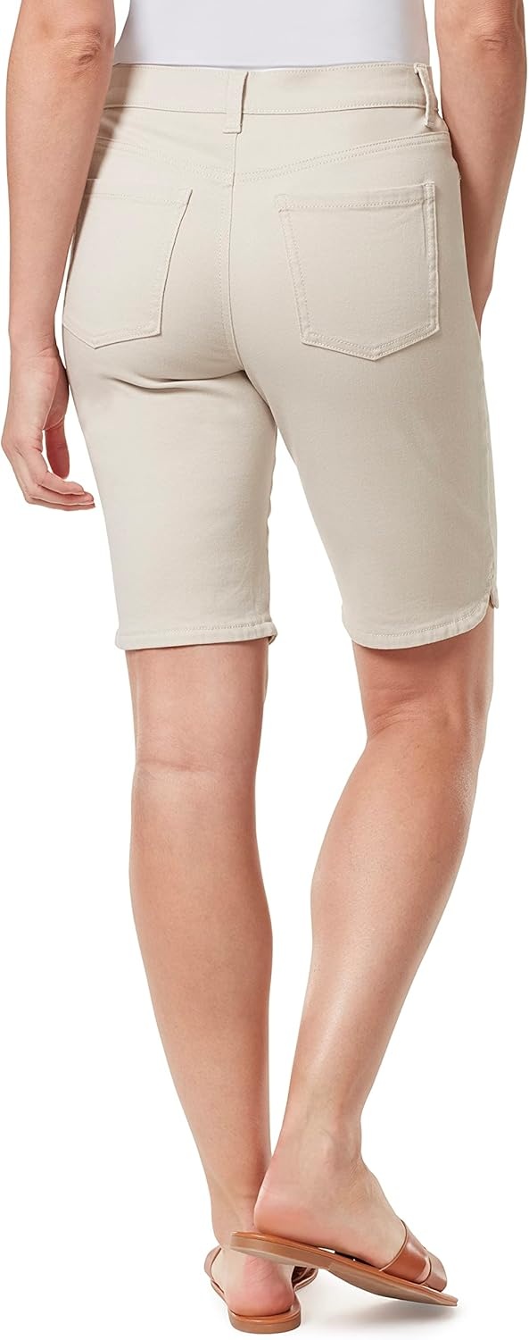 image:imageGloria Vanderbilt Womens Amanda Bermuda ShortStonewoodds