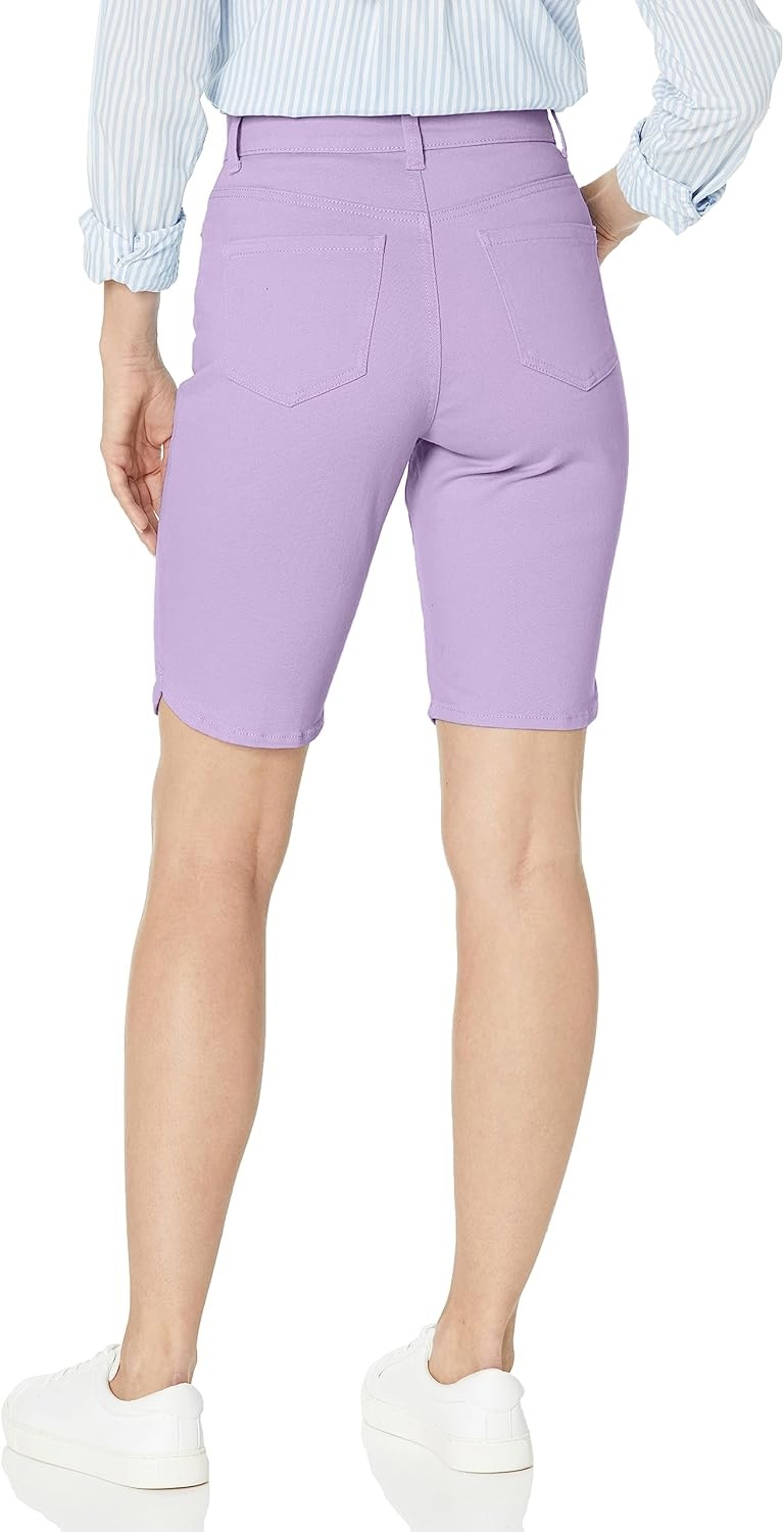 image:imageGloria Vanderbilt Womens Amanda Bermuda ShortSweet Violetds