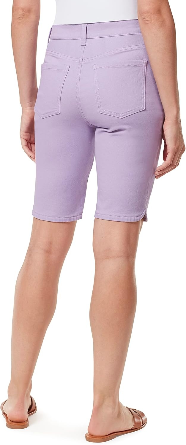 image:imageGloria Vanderbilt Womens Amanda Bermuda ShortSweet Violetds