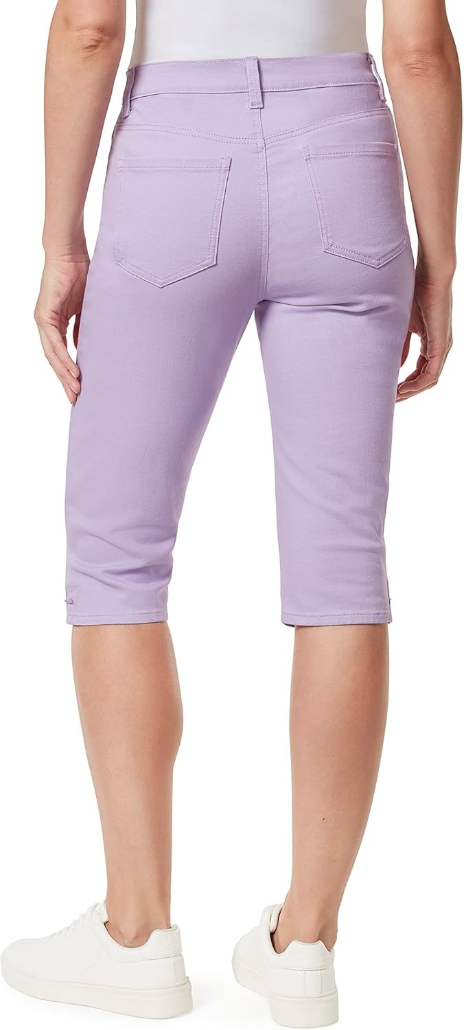 image:imageGloria Vanderbilt Womens Amanda Skimmer Shorts Sweet Violet 6 US