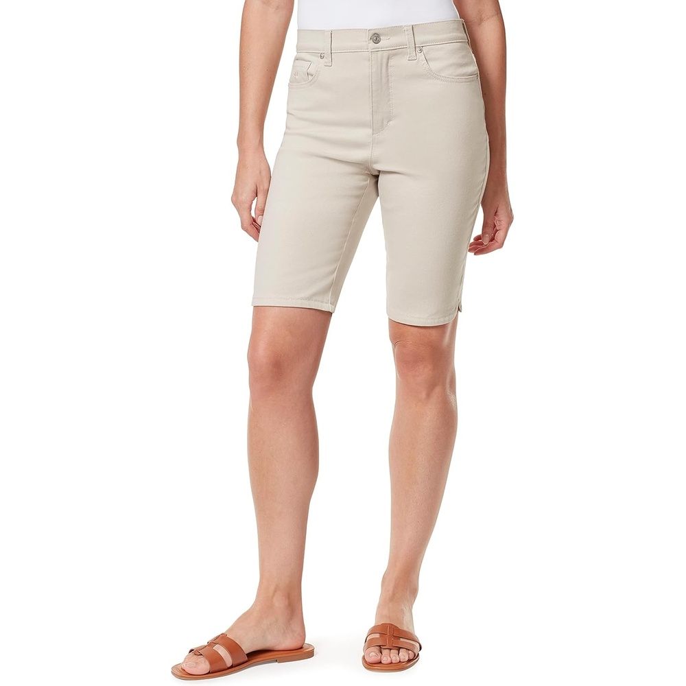 image:imageGloria Vanderbilt Womens Amanda Bermuda ShortStonewoodds